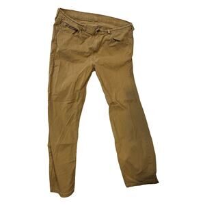 Levi's 505 Tan Regular Straight Leg Jeans Mens 38x30